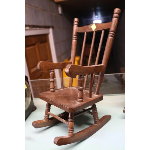 370 - PAIR OF DOLLS ROCKING CHAIRS (SMALL)