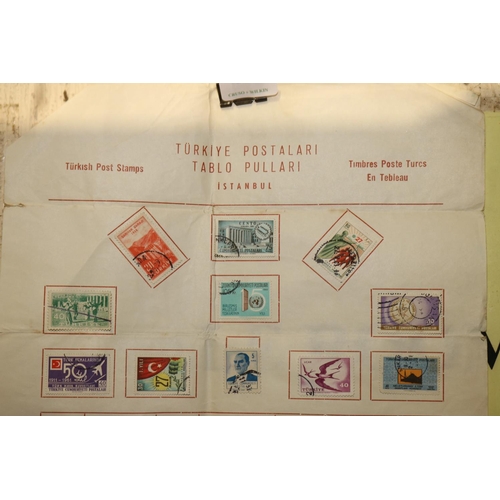 386 - LARGE MOUNTED TURKISH STAMP COLLECTION, THE LATEST FROM THE 1950'S - ISTANBUL MARKED