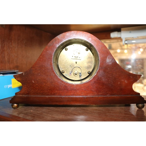 389 - INLAID CLOCK & BAROMETER