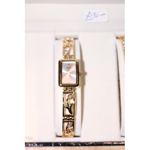 408 - ACCURIST BRACELET & WATCH SET