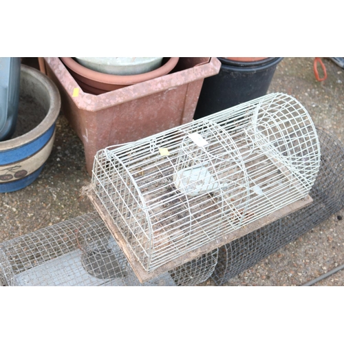 48 - 3 X SMALL ANIMAL LIVE TRAPS