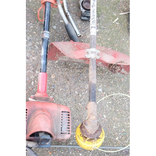 52 - STRIMMER X 2 & HEDGE CUTTER WITH ATTATCHMENT