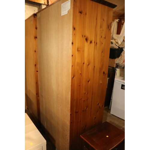 622 - PINE DOUBLE WARDROBE