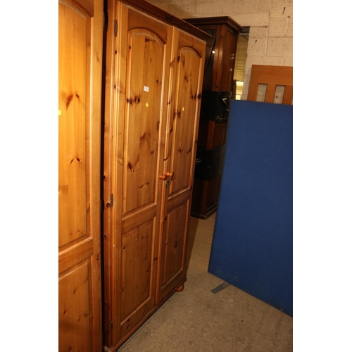 623 - PINE DOUBLE WARDROBE