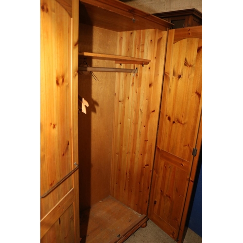 623 - PINE DOUBLE WARDROBE