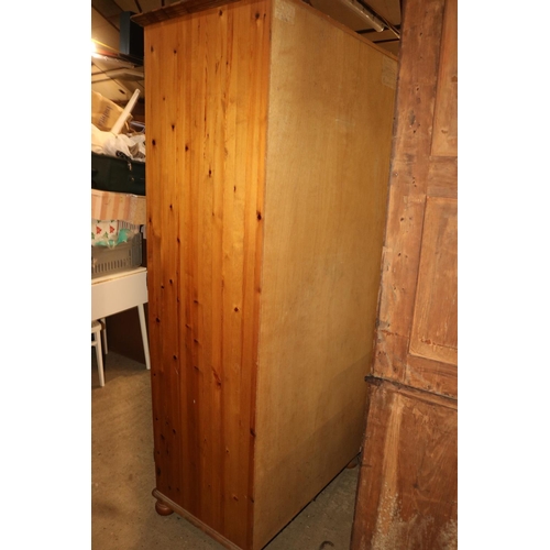 623 - PINE DOUBLE WARDROBE