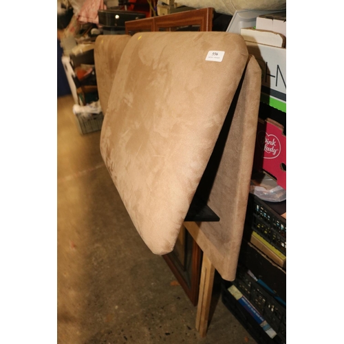 624 - SUEDE BED HEADREST