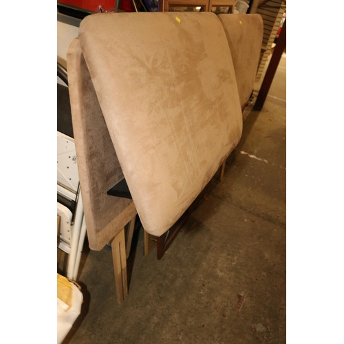 624 - SUEDE BED HEADREST