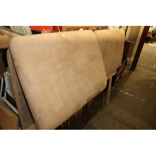 624 - SUEDE BED HEADREST