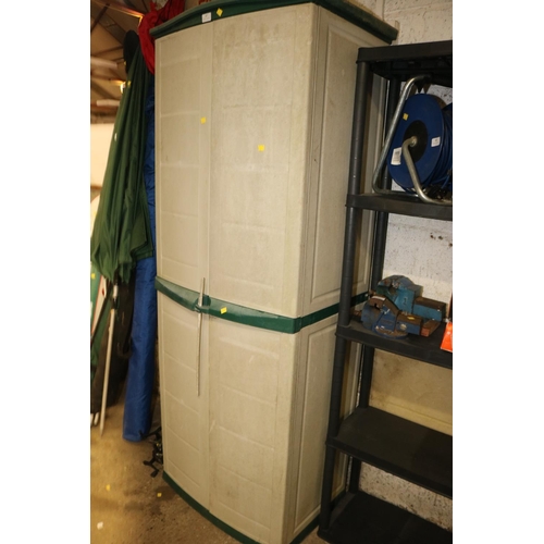 87 - GARDEN TOOL CUPBOARD