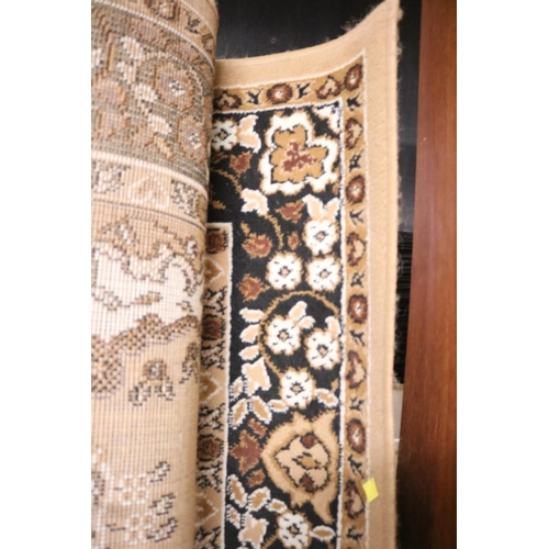 93 - 235 X 180CM BROWN PATTERN FLOOR MAT