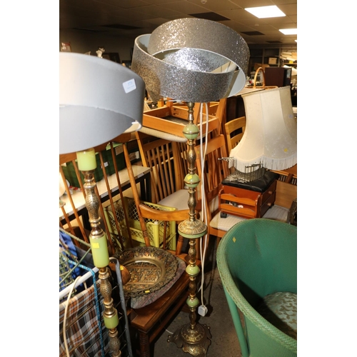 373 - ROCKING CHIAR/2 X BRASS STANDARD LAMPS/TROLLEY ETC - WARRANTED UNTIL NOON TUES FOLLOWING THE ABOVE S... 