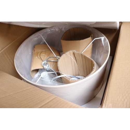 174 - LARGE SOPRANA PD-5 BEIGE LIGHT FITTING - TO BE INSTALLED BY A QUALIFIED ELECTRICIAN