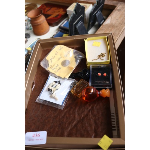 474 - ASSORTED JEWELLERY & PERFUME BOTTLES