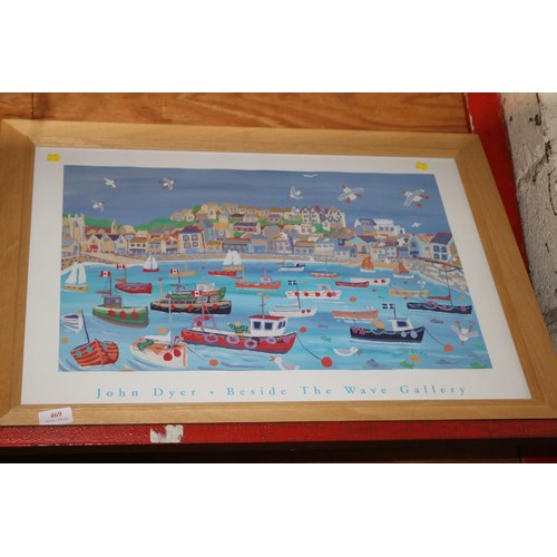 529 - FRAMED PICTURE OF ST IVES PRINT