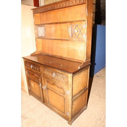 589 - OAK DRESSER