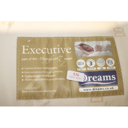 615 - DOUBLE BED/DREAMS MATTRESS/HEADBOADD