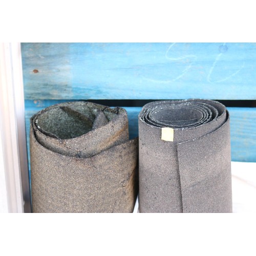 8 - Three rolls of roofing felt