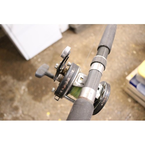 139 - 2 x sea fishing rods with both supporting ambassador 7000 reels