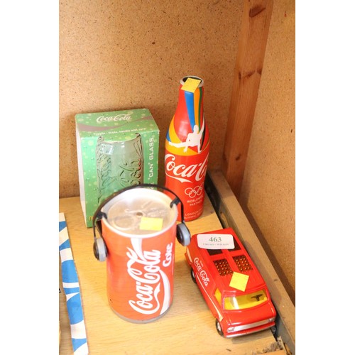 463 - Coca Cola related collectables