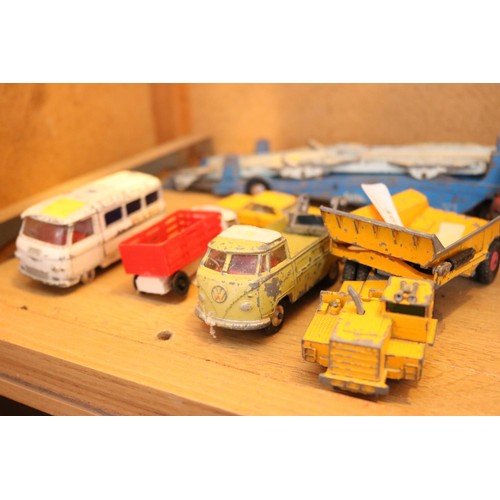 466 - Collection of Corgi transporter model cars, Matchbox, etc