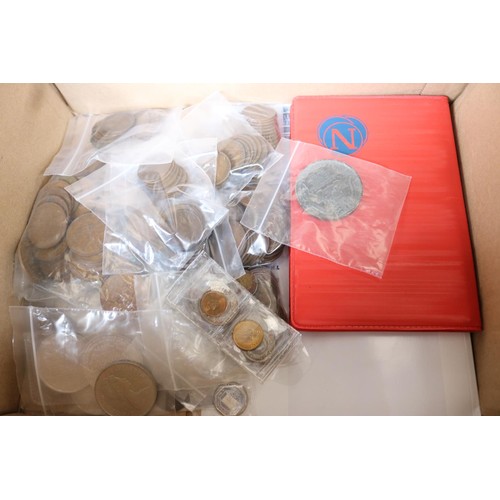 522 - Mainly British old coins, some foreign & 1897 diamond jubilee Queen Victoria coin/token