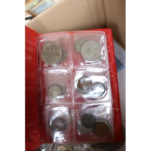 522 - Mainly British old coins, some foreign & 1897 diamond jubilee Queen Victoria coin/token