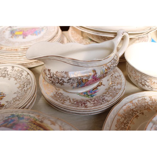 580 - Crinoline lady china set