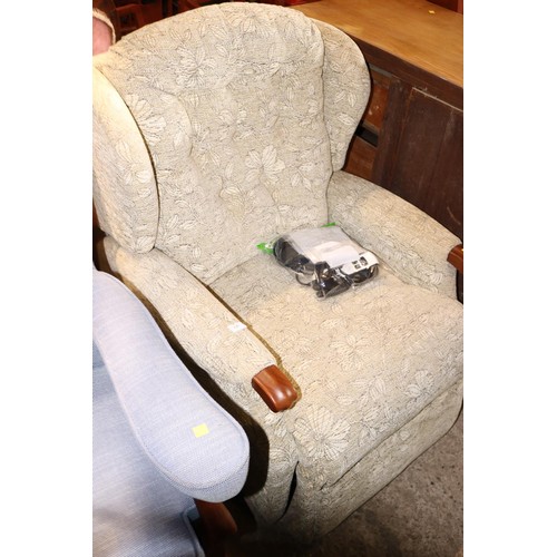 649 - Sherborne electric recliner chair - warranted until 12 noon Tuesday following the above sale