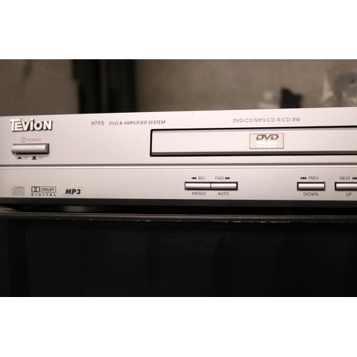 155 - TEVIONDVD player and speakers-warranted until 12 noon Tuesday following the above sale