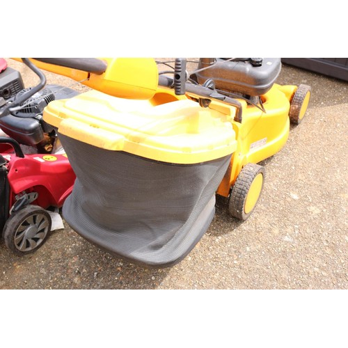 84 - Yellow self propelled lawn mower