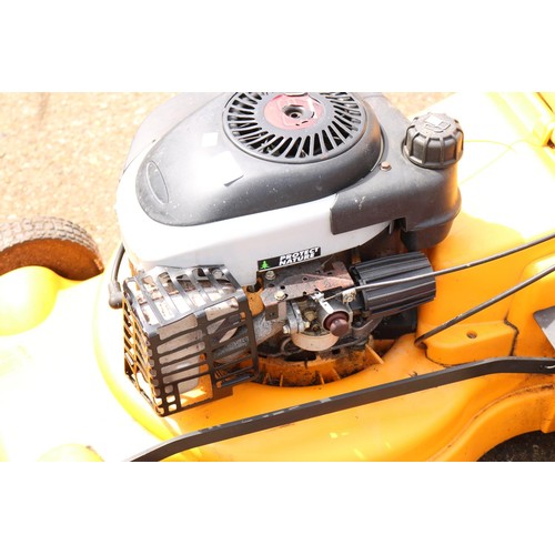 84 - Yellow self propelled lawn mower