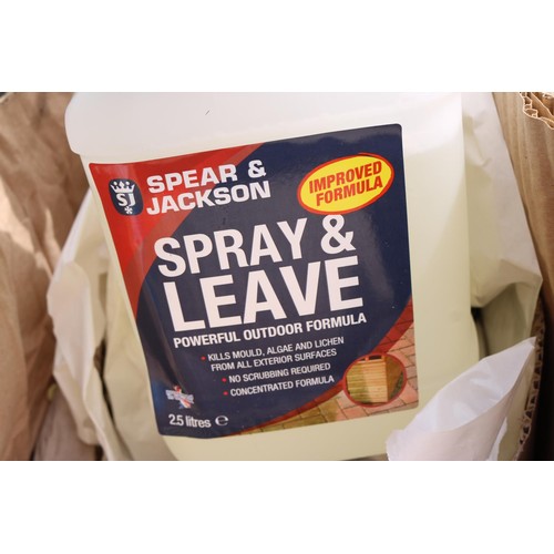 89 - 2 x containers of spray & leave