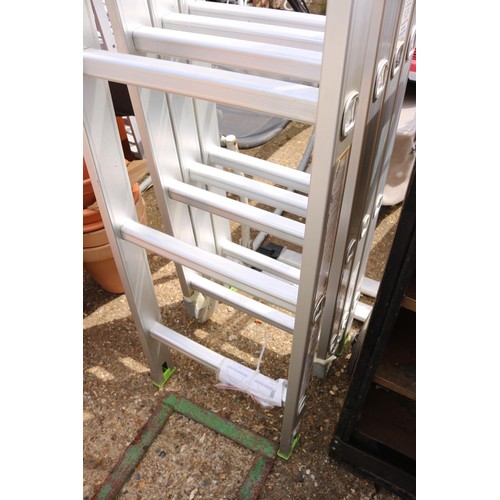 91 - aluminum multi purpose ladder