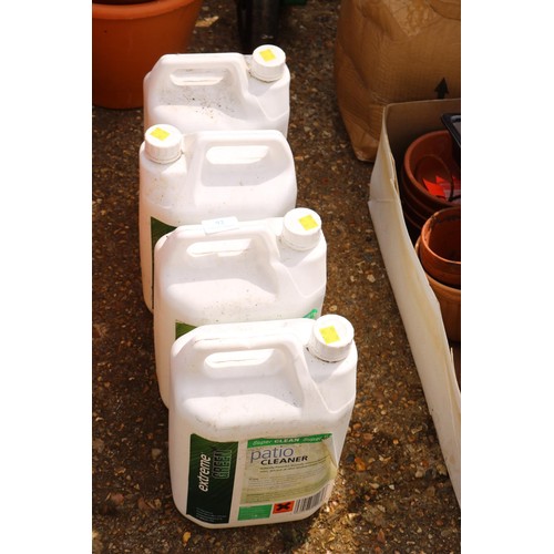 92 - 4 x containers of patio cleaner