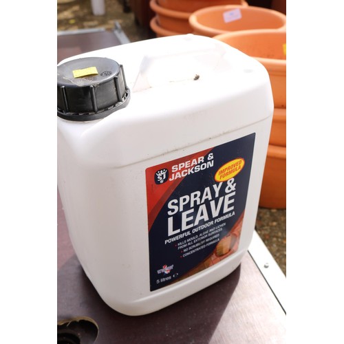 97 - 4 containers of patio cleaner