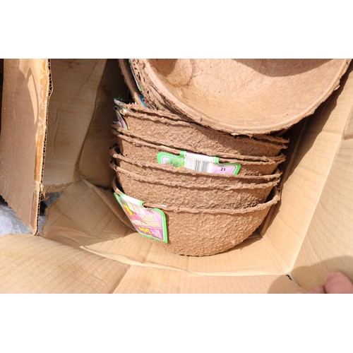 107 - box of new hanging basket liners