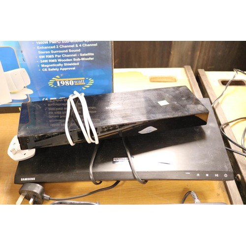 120 - Samsung Bluray player & black box - warranted until 12 noon Tuesday following the above sale