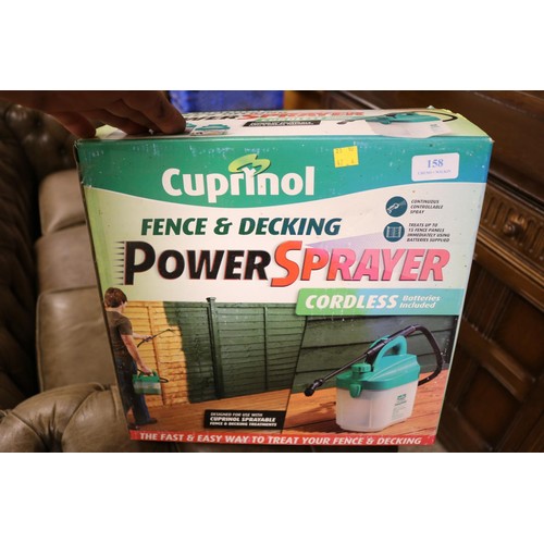 158 - Cuprinol power sprayer