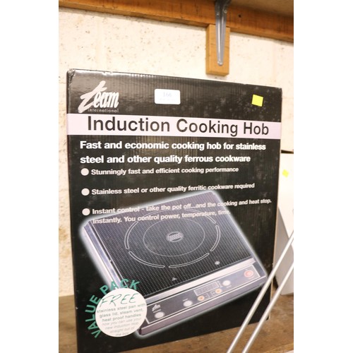 166 - Team international induction cooking hob - warranted until 12 noon Tuesday following the above sale