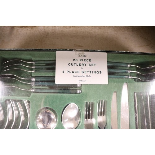 266 - M&S home 28 piece cutlery set (boxed)