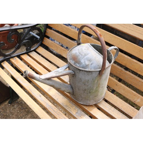 40 - Galvanised watering can