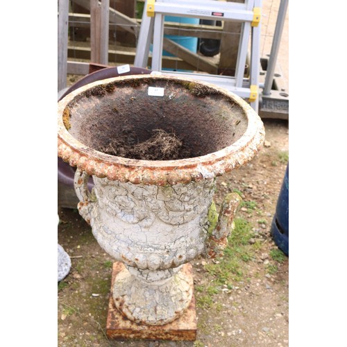 45 - Cast iron urn