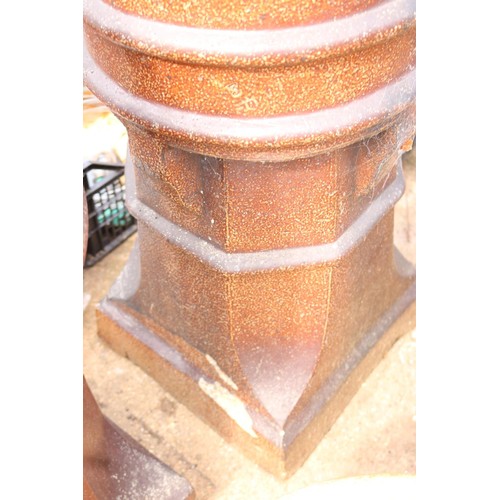 51 - 2 chimney pots planters