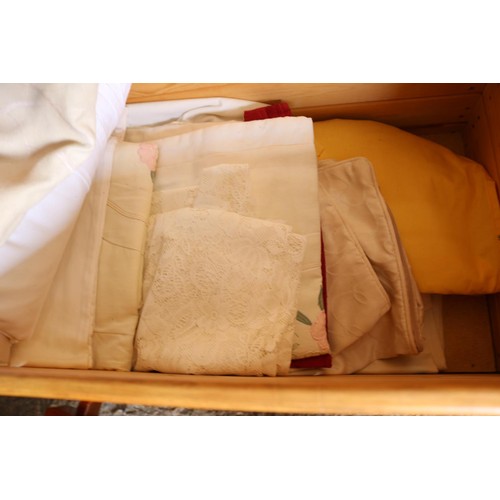 115 - Lloyd Loom linen box, metal cabinets, wooden blanket box