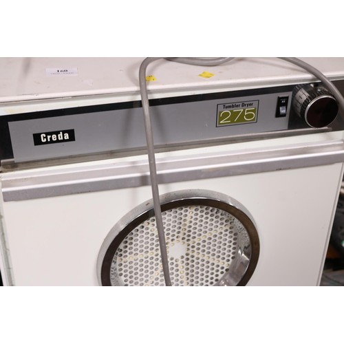 160 - Creda tumble dryer - warranted until 12 noon Tuesday following the above sale