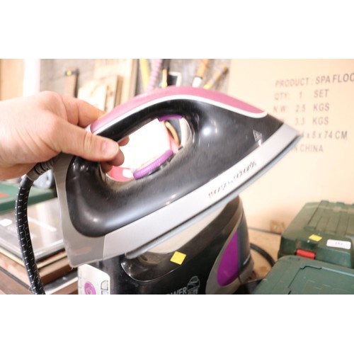 179 - Morphy Richards steam iron - warranted until 12 noon Tuesday following the above sale