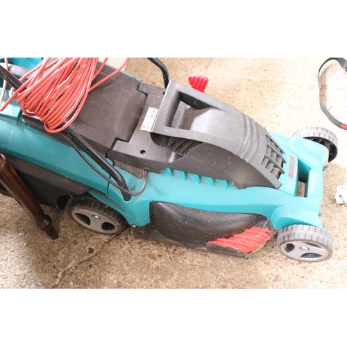 196 - Bosch electric mower - warranted until 12 noon Tuesday following the above sale