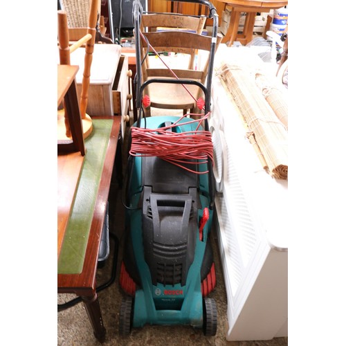 196 - Bosch electric mower - warranted until 12 noon Tuesday following the above sale