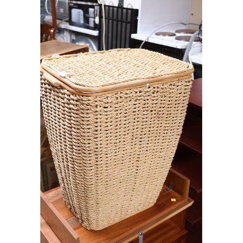 237 - Linen basket etc